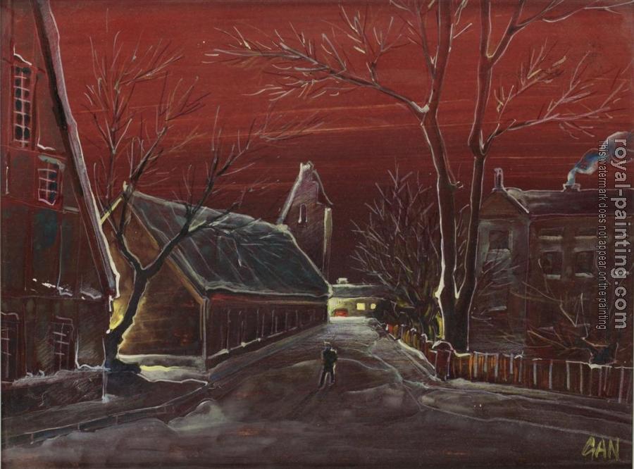 Gosta Adrian-Nilsson : Gatuscen Gosta Adrian-Nilsson : Gatuscen